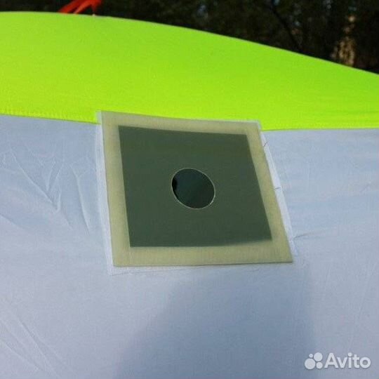 Зимняя палатка cube медведь 3