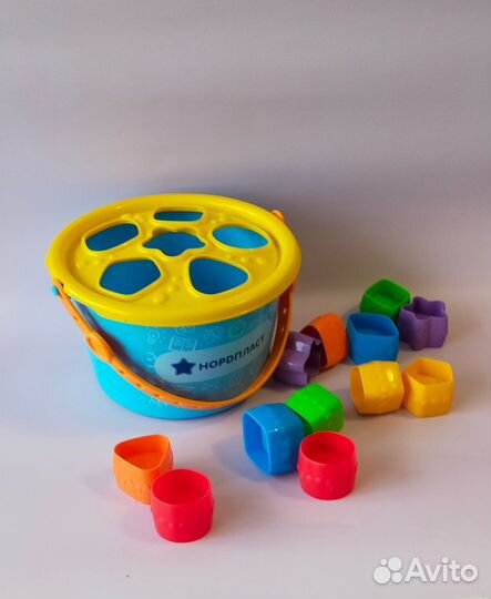 Игрушка сортер ведро Нордпласт