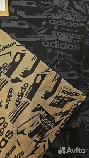 Футболка adidas черная, белая, бежевая