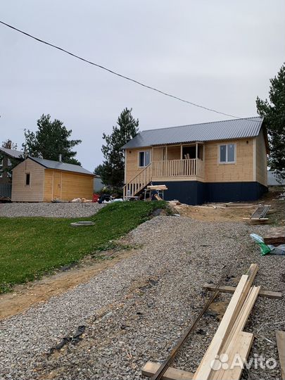 Каркасный дом 6 на 9 с крыльцом