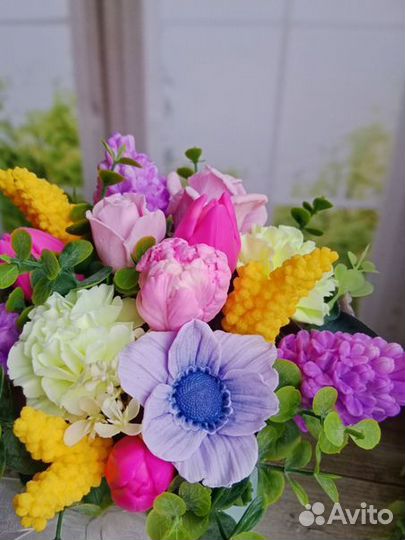 Мыло ручной работы букеты