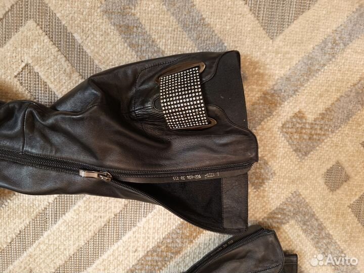 Сапоги женские натуральная кожа 38