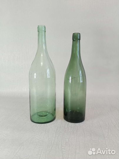 Бутылка стеклянная. Антиквариат