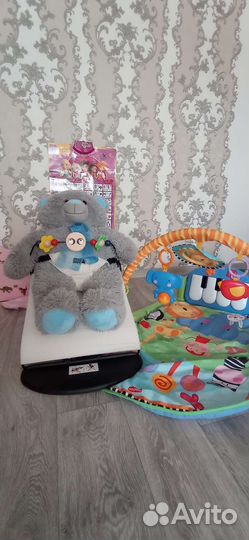 Шезлонг детский укачивающий центр гамак