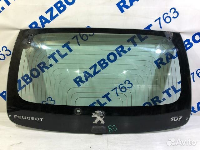 Стекло заднее peugeot 107 1.0 мт