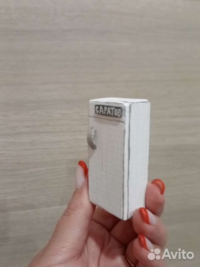 Декоративный домик, холодильник. Ручная работа