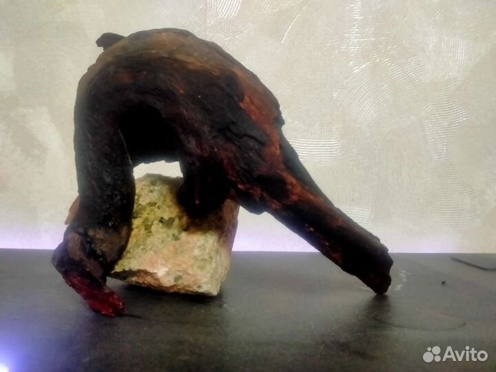 Коряга в аквариум