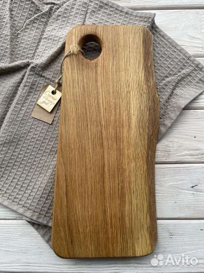 Доска проварена в масле разделочная руч.раб