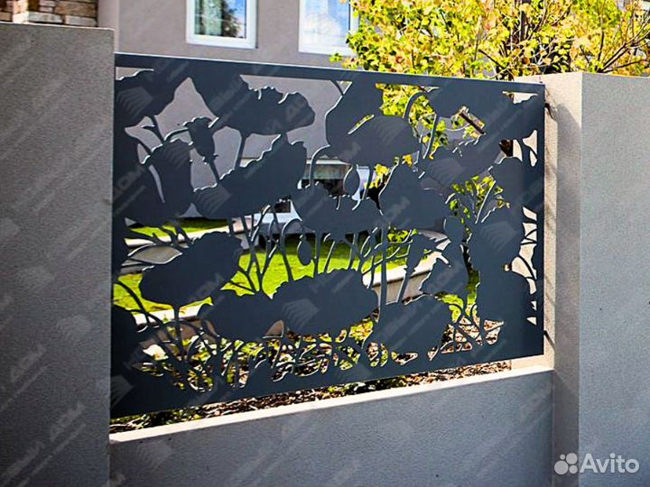 Забор металлический