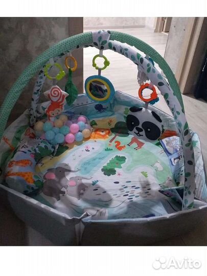 Складной детский развивающий коврик-манеж