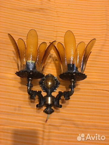 Бра бронзовое