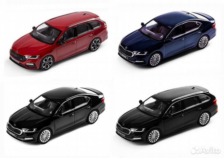 1/43 Skoda Octavia 4 Norev Шкода Октавия 2021 вар+