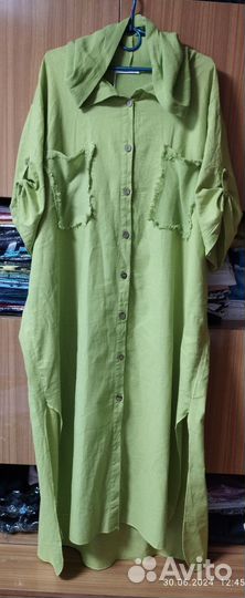 Рубашка-платье бронь