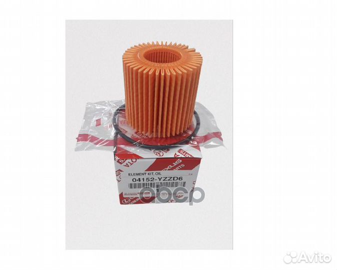 Фильтр масляный (картридж) 04152yzzd6 toyota