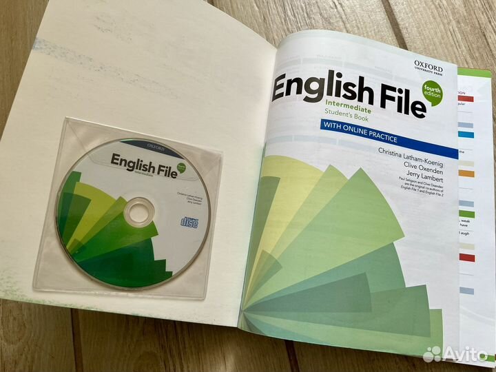 English File 4th edition (учебник, тетрадь, CD)