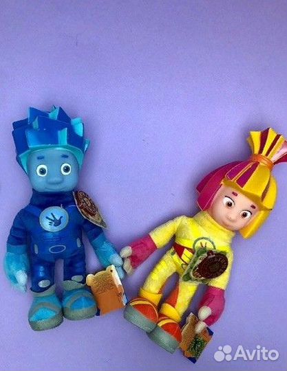 Мягкая игрушка Фиксики 27 см, со светом, муз. чип