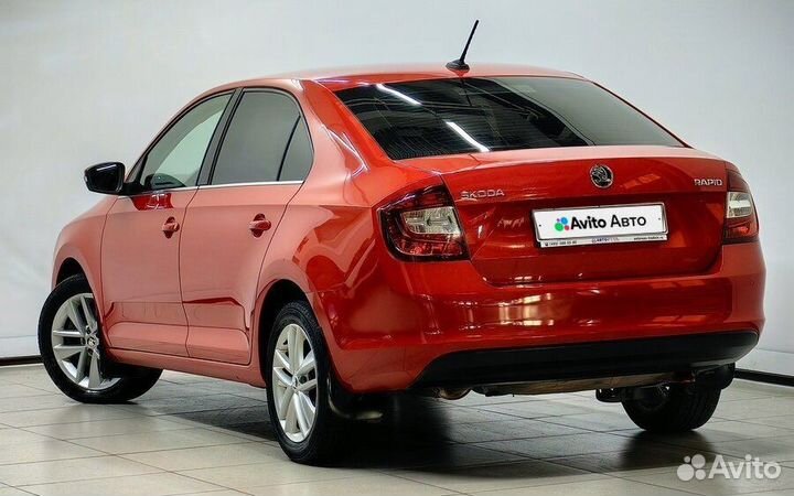 Skoda Rapid 1.6 AT, 2017, 110 500 км