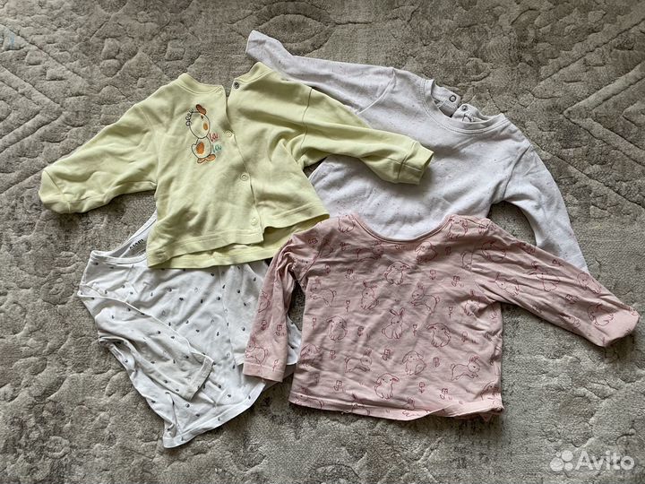 Детская одежда для девочки 74 пакетом