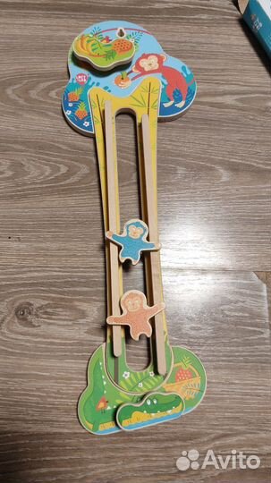 Деревянная игрушка коврик пазл