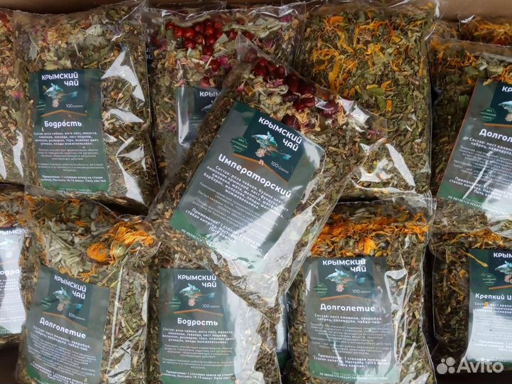 Травяной чай из Крыма оптом 100 упаковок