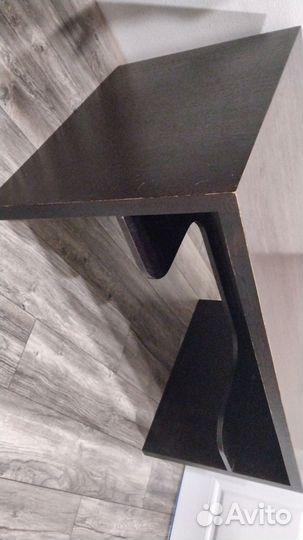 Стол дубовый шпон, цвет венге, лак