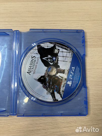 Диск Assassins creed 4 чёрный флаг ps 4