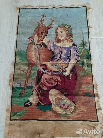 Старинная картина крестом