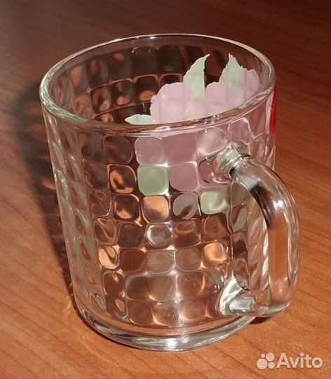 Кружка стекло высота 8.5 см