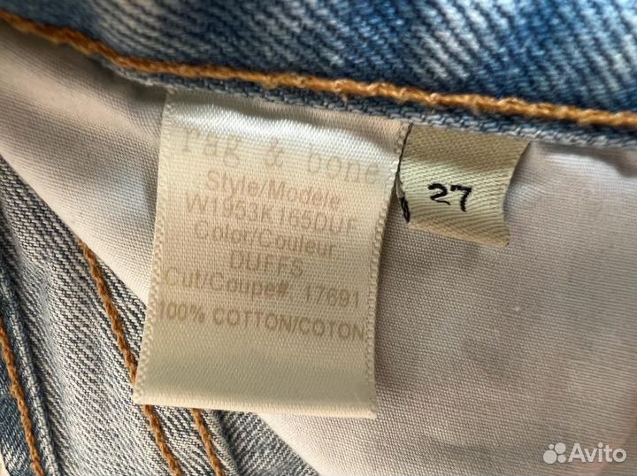 Джинсовые шорты Rag&Bone