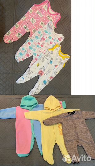 Детские вещи пакетом на девочку 56-62