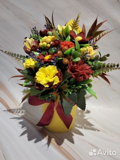 Мыльные композиции и букеты