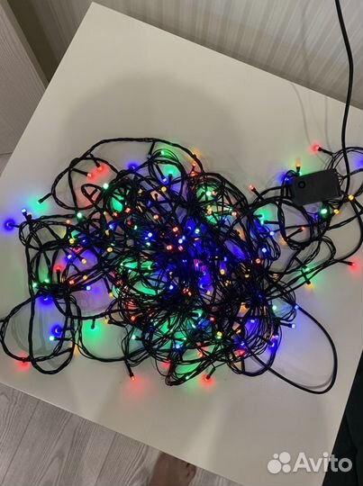 Продам гирлянду разноцветную (16 метров)