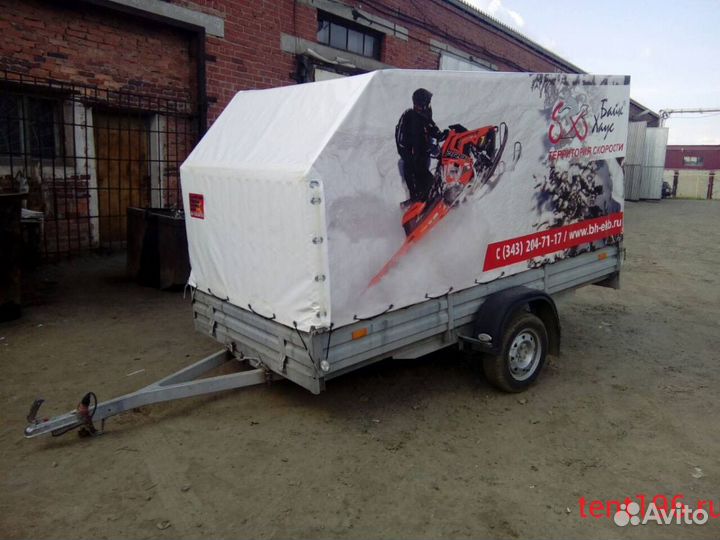 Реклама аренда больших прицепов 3.5 х 1.5 м