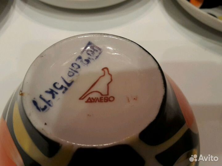 Чайный сервиз на 6 персон, Дулево