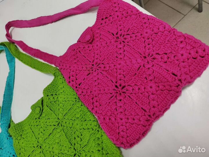 Сумки детские вязаные
