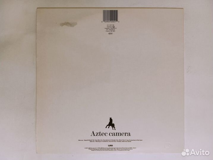 LP Aztec Camera - Love Germany WEA 1987г