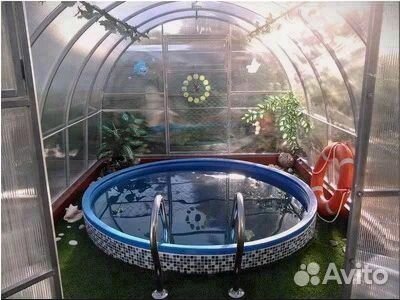 Большая купель бассейн для бани