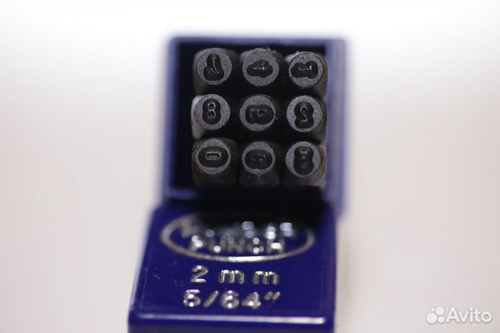 Клейма цифровые 2 мм - 14 мм