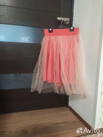 Юбка с сеткой