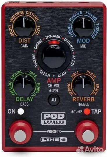 Процессор эффектов для гитары Line 6 POD Express