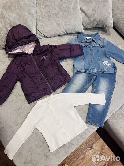 Вещи пакетом на девочку 80-92