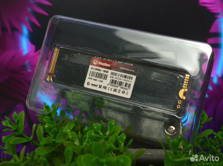 SSD жесткий диск M.2 nvme PCI-E 128гб GB (Новый)