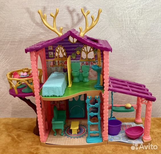 Игровой набор Enchantimals: куклы и 2 домика