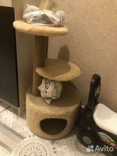 Когтеточка домик для кошки