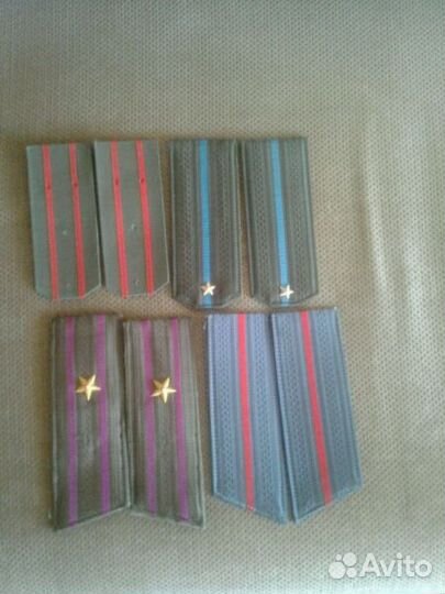 Погоны 60-х, 70-х годов