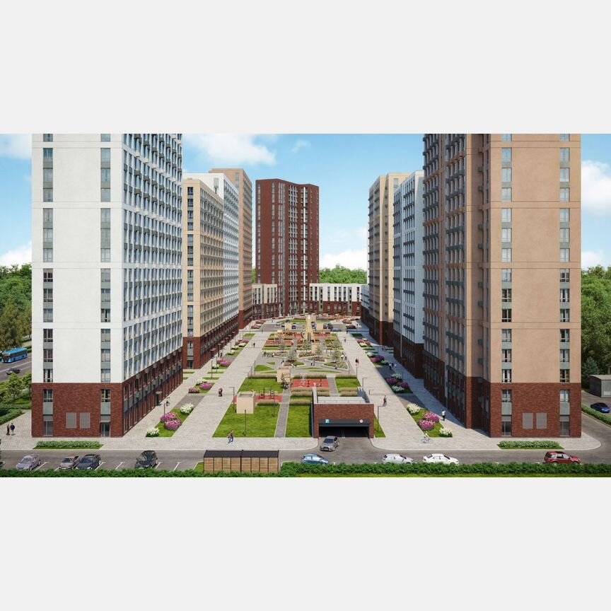 2-к. квартира, 56,6 м², 12/24 эт.