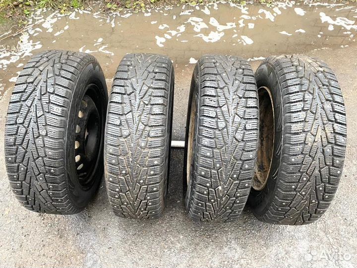 Cordiant Snow Cross 185/70 R14 на штампах Logan