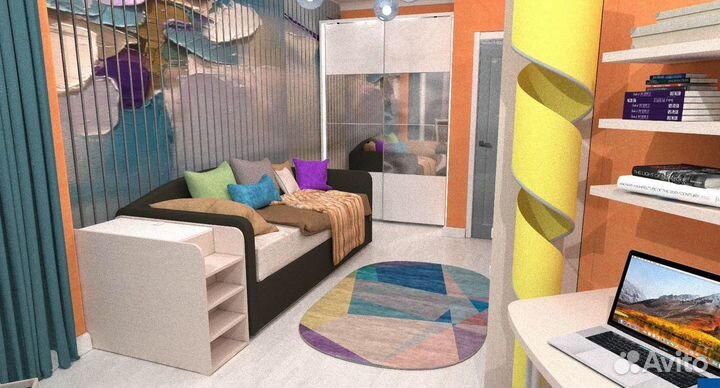 Дизайн проект детской