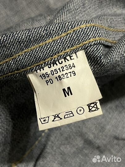 Tommy Hifiger Denim M джинсовая куртка мужская