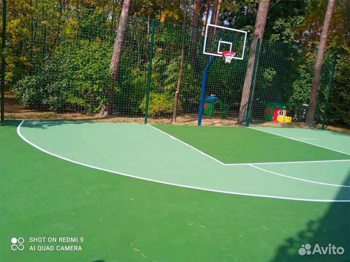 Спортивная площадка уличная (футбол, баскетбол, те